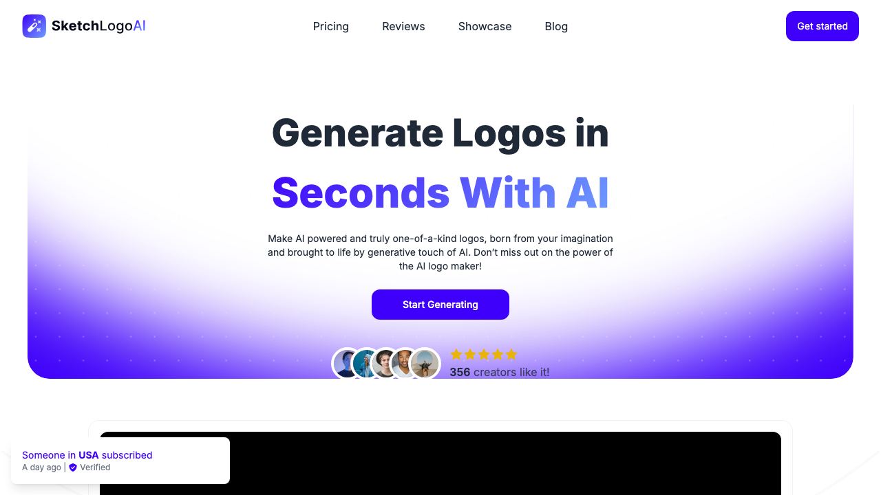 Sketch Logo AI 网站截图