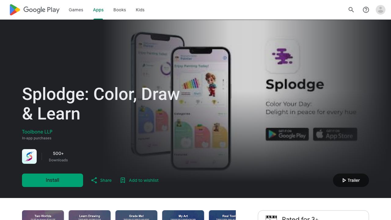 Splodge 网站截图