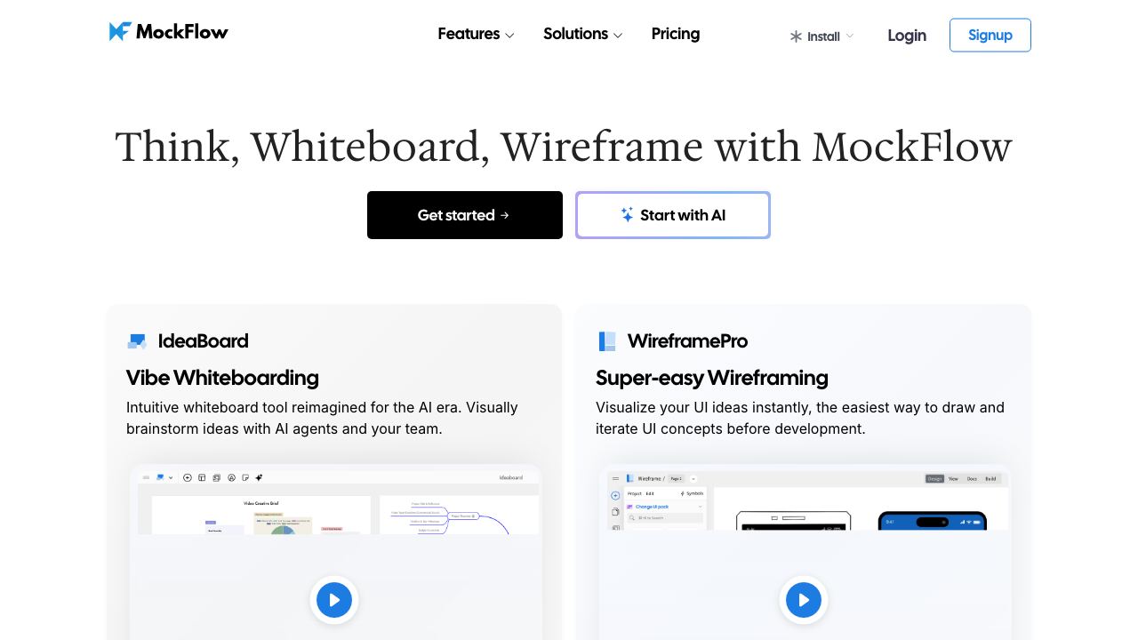 MockFlow website screenshot