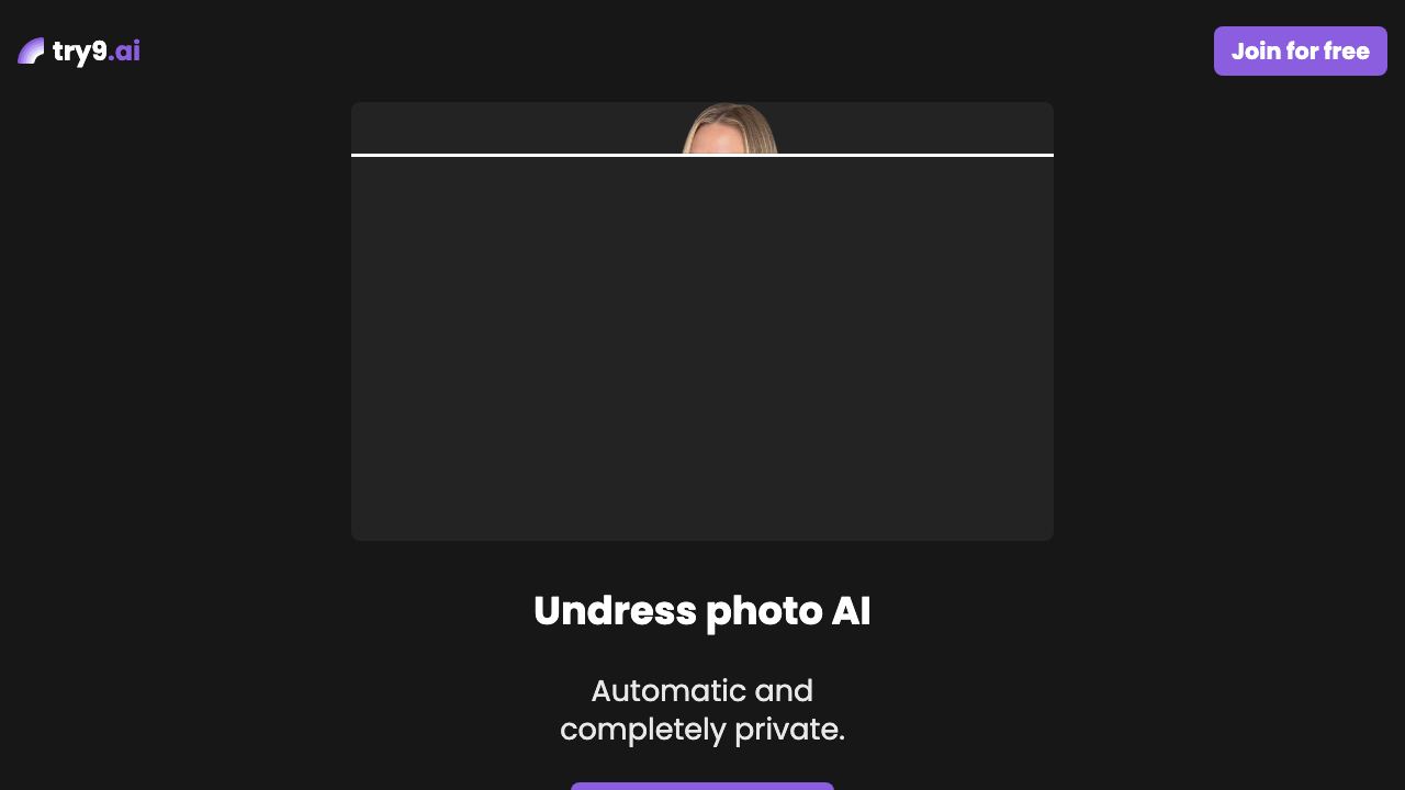 Undress AI v2 网站截图