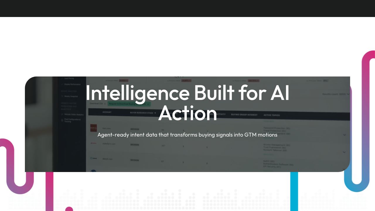 Intentsify website screenshot