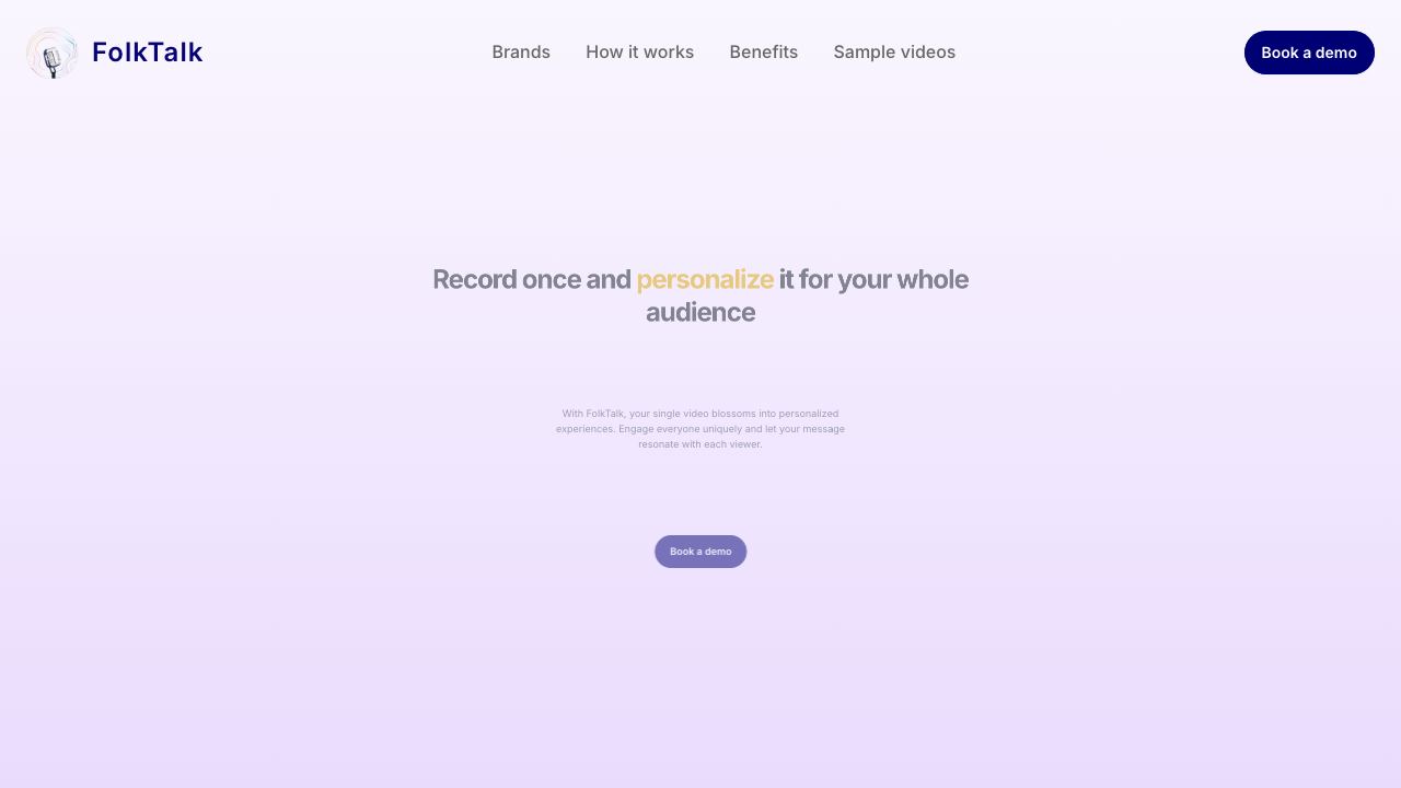 FolkTalk 网站截图