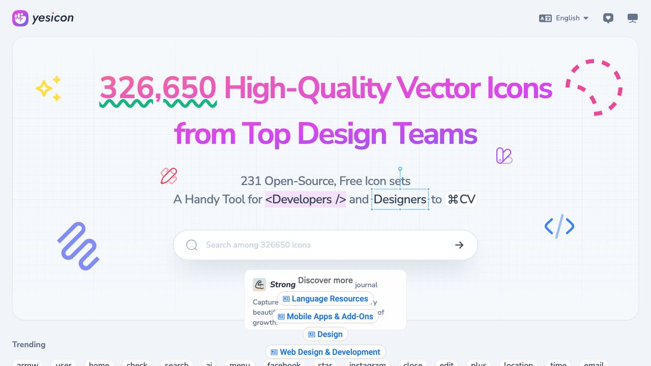 Yesicon 网站截图