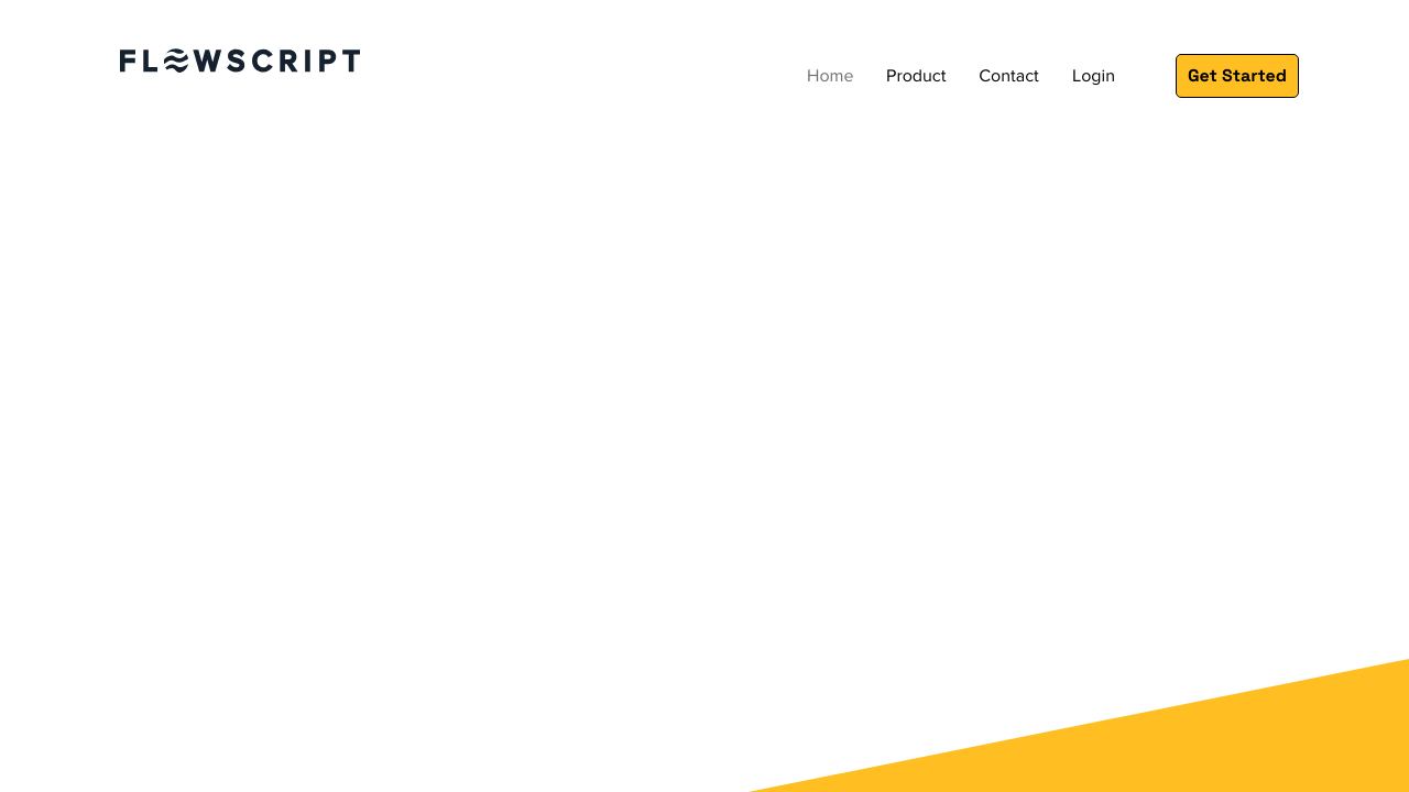 Flowscript.AI website screenshot