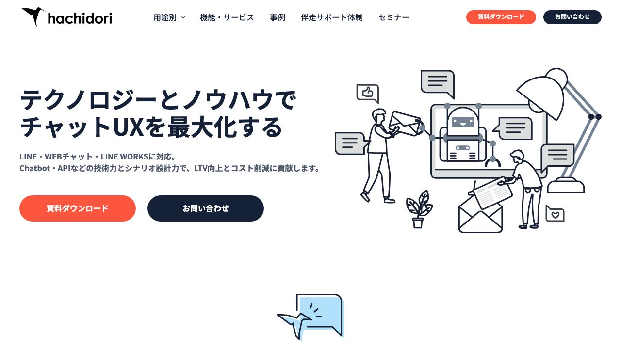 hachidori.io 网站截图