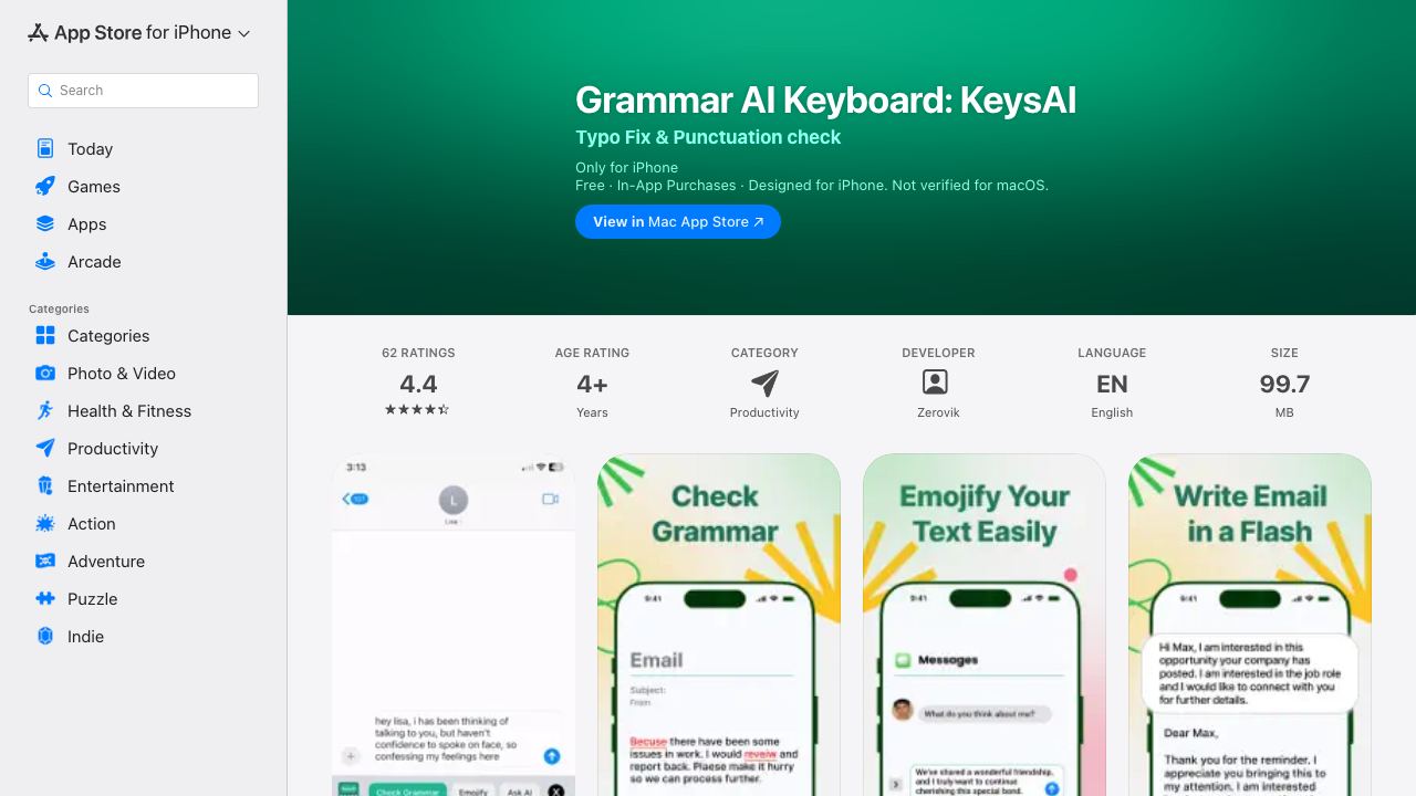 AI Keyboard : KeysAI 网站截图