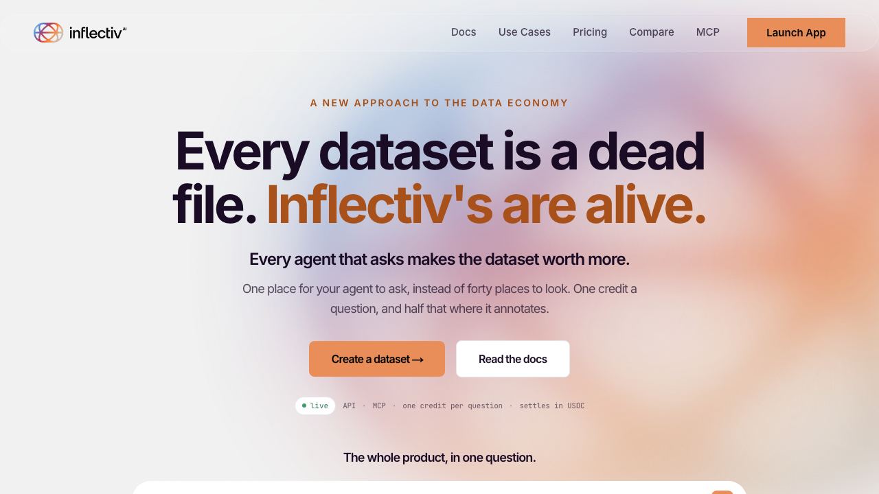 Inflectiv.ai website screenshot