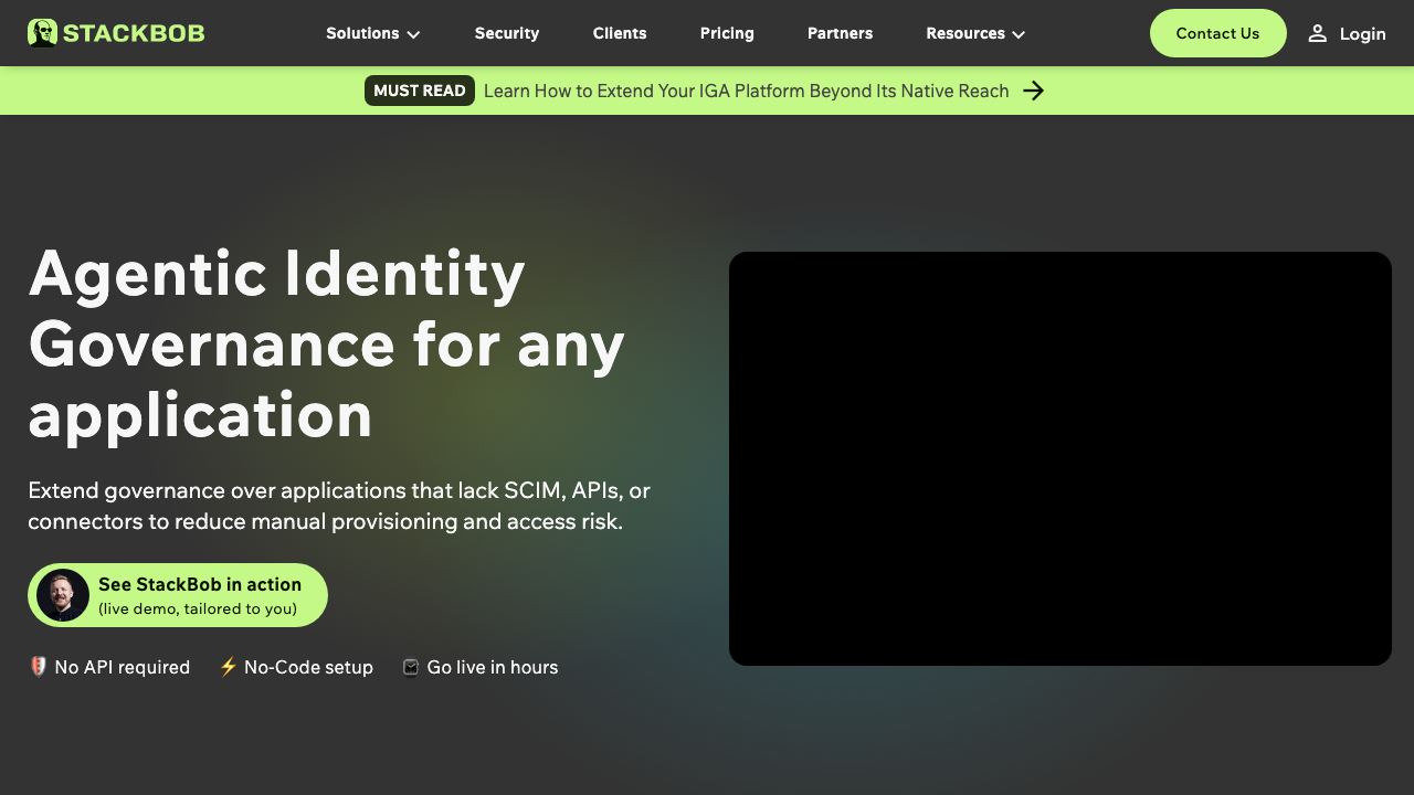 StackBob website screenshot
