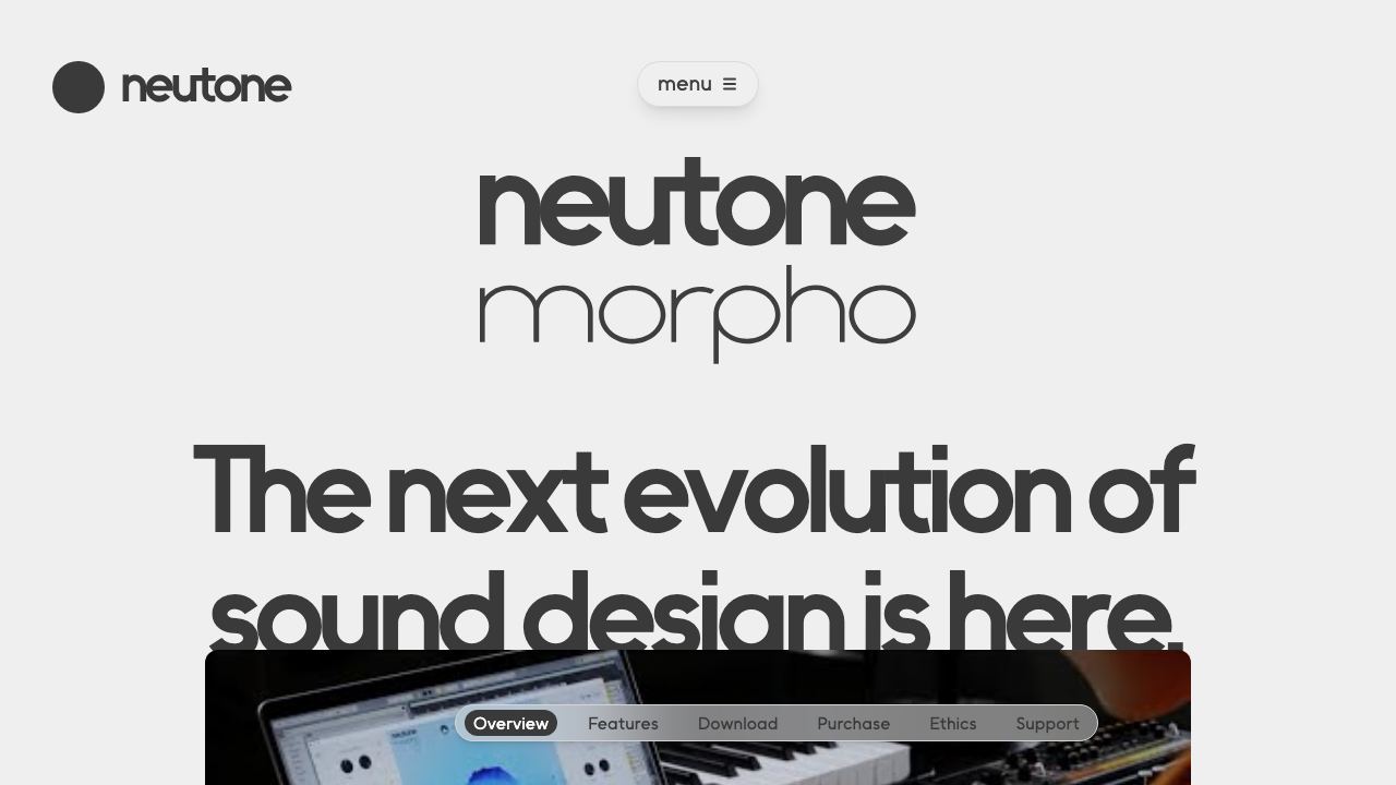 Neutone Morpho 网站截图