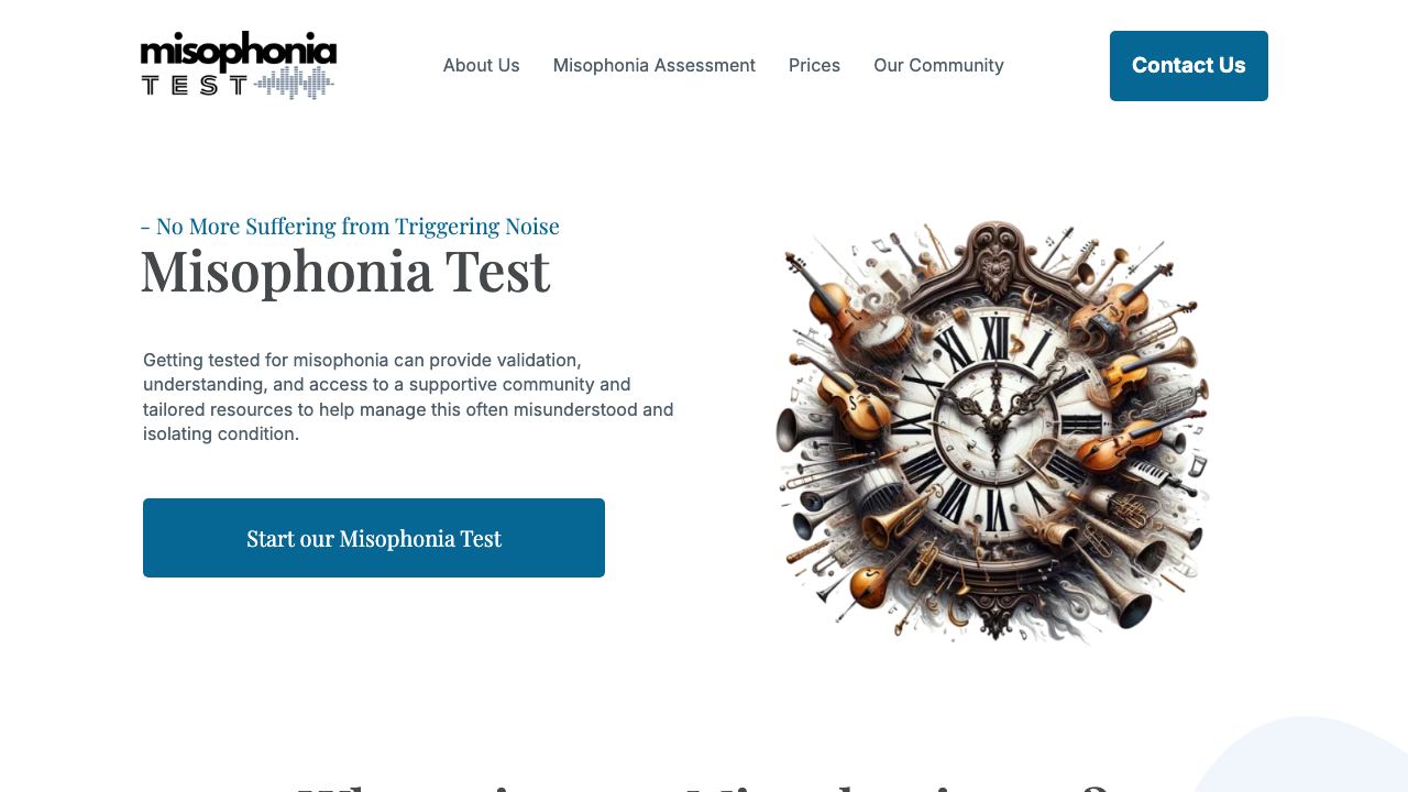 Sound Sensitivity Test using ChatGPT 网站截图