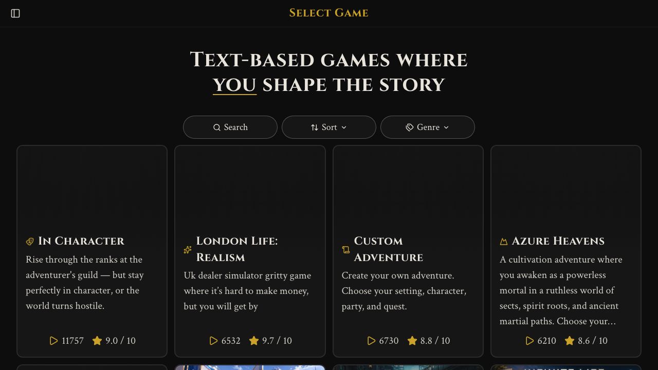 Questner website screenshot