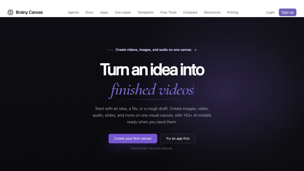 Brainy Canvas 网站截图