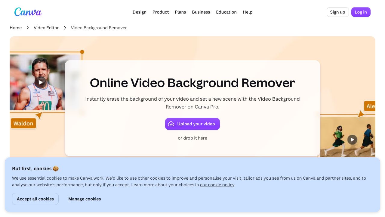Unscreen 网站截图