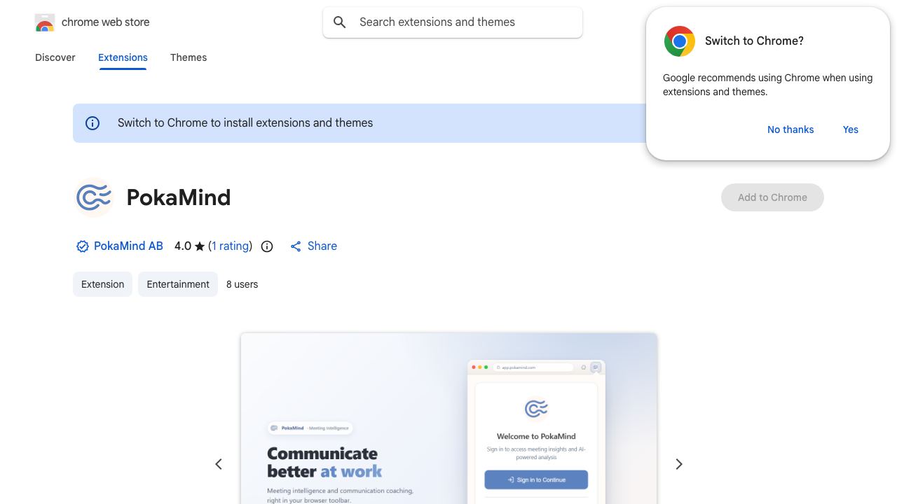 PokaMind website screenshot