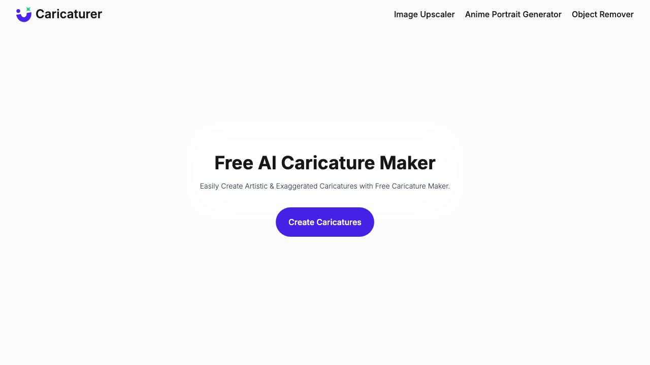 Caricaturer.io 网站截图