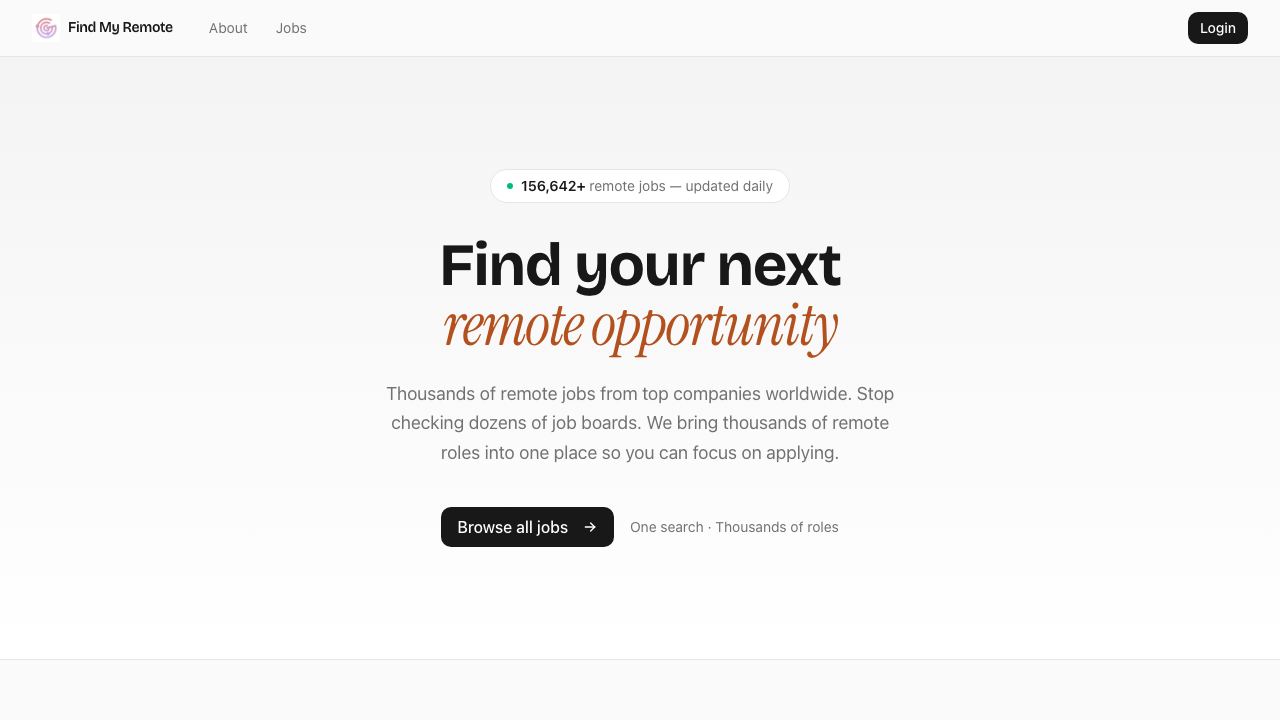 Find My Remote 网站截图