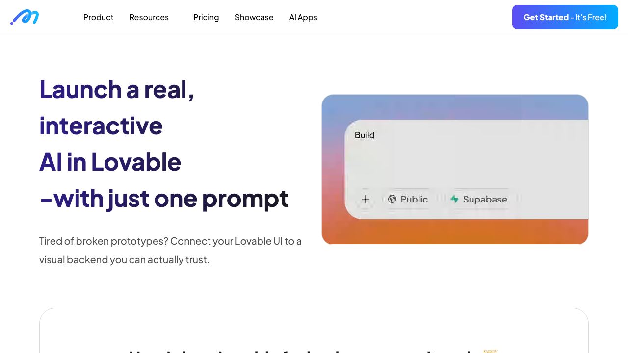 Vibe Architect website screenshot