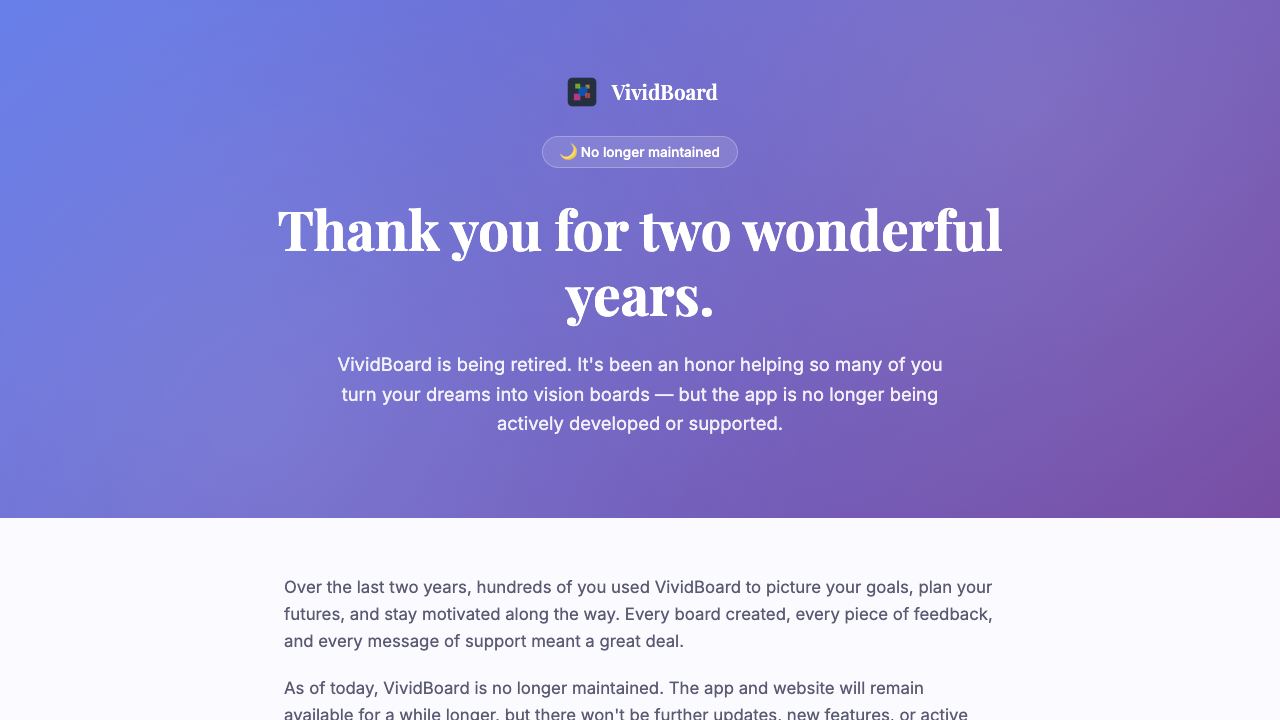 VividBoard.app 网站截图