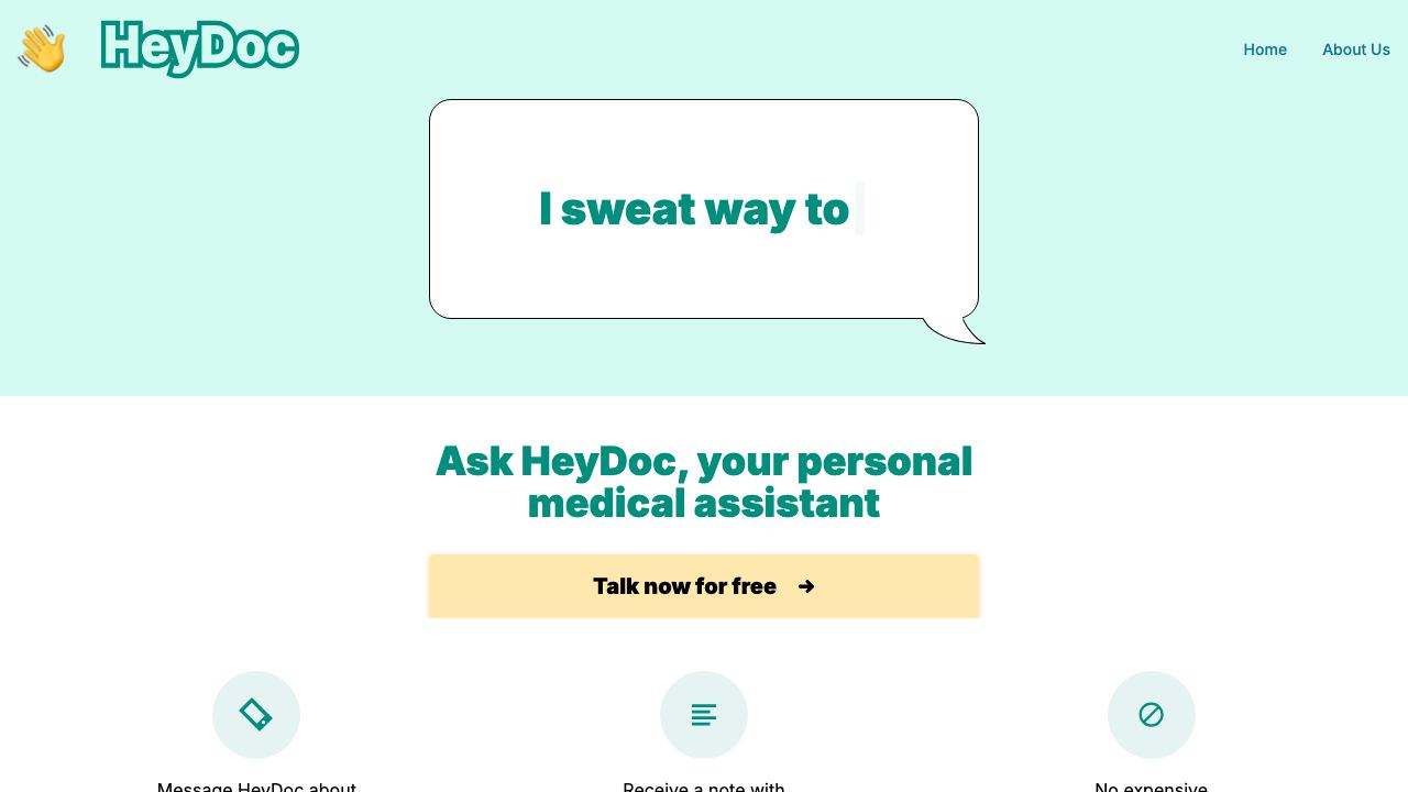 HeyDoc website screenshot