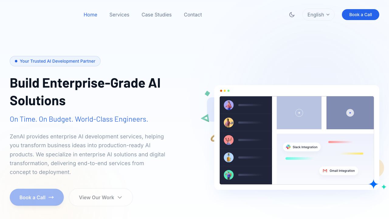 Zen Ai 网站截图