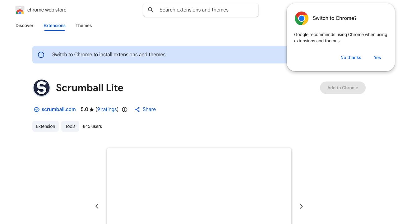 Scrumball Lite 网站截图