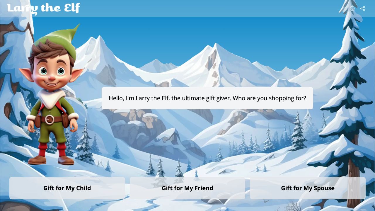 Larry the Elf 网站截图