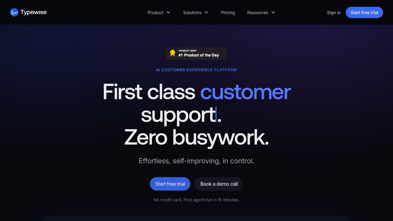 Typewise 网站截图