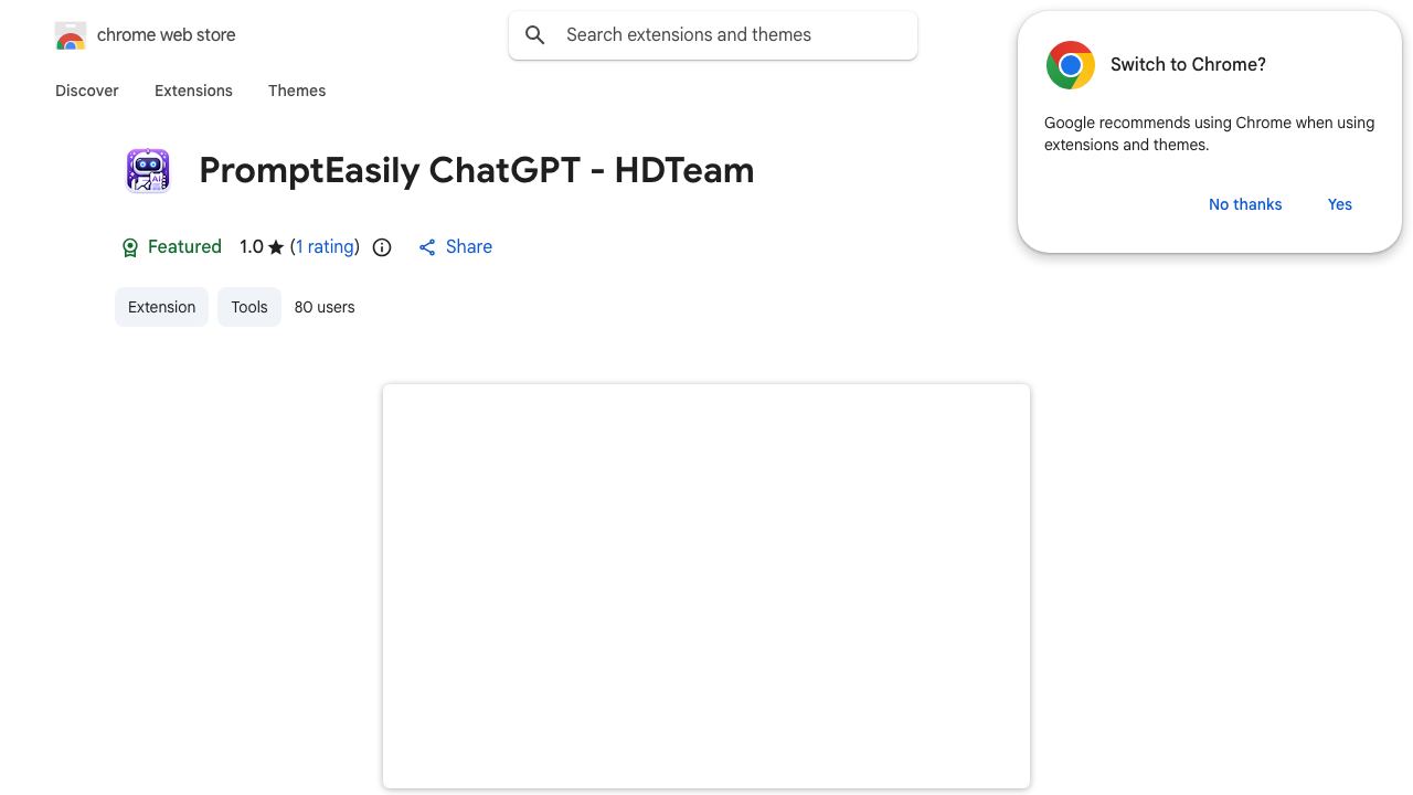 PromptEasily ChatGPT - HDTeam 网站截图