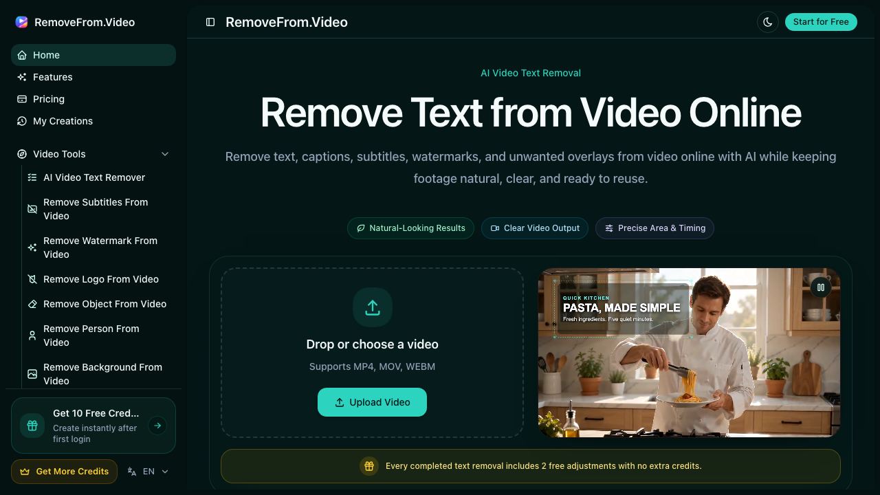 RemoveFrom.Video website screenshot