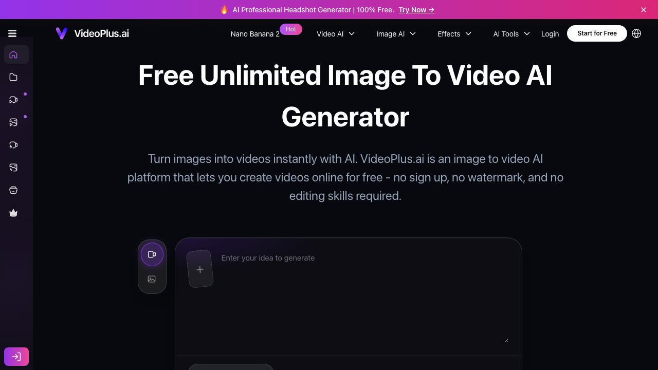 VideoPlus.ai 网站截图