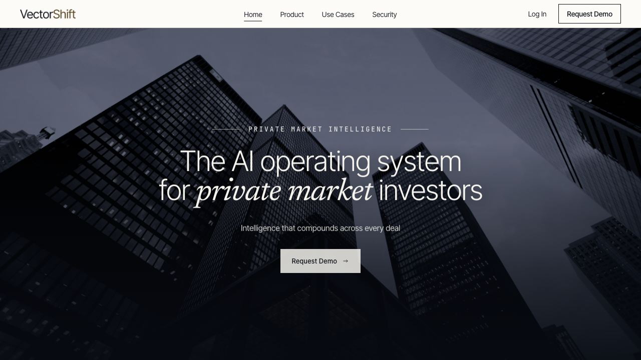 VectorShift website screenshot