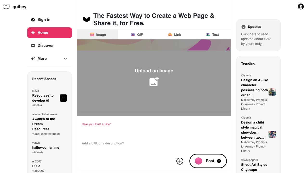 HeroML: Write AI Workflows, Text & Art 网站截图