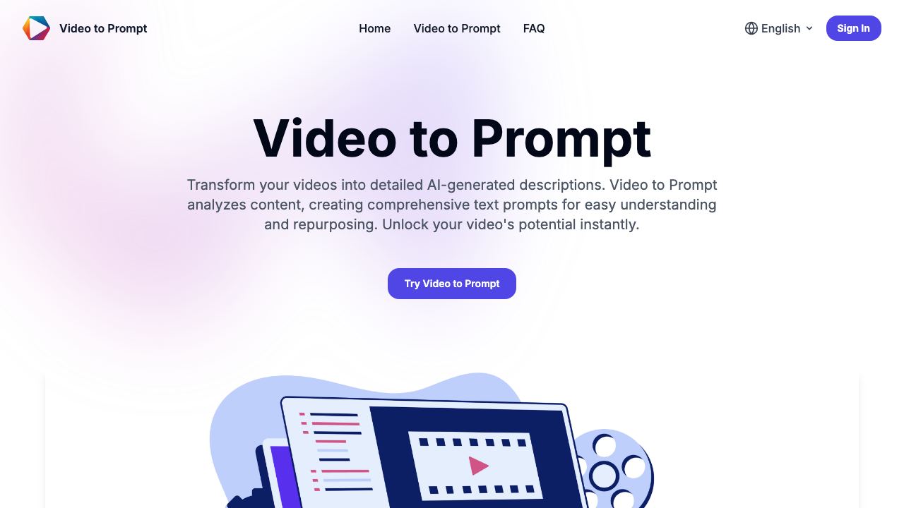 Video to Prompt Generator 网站截图