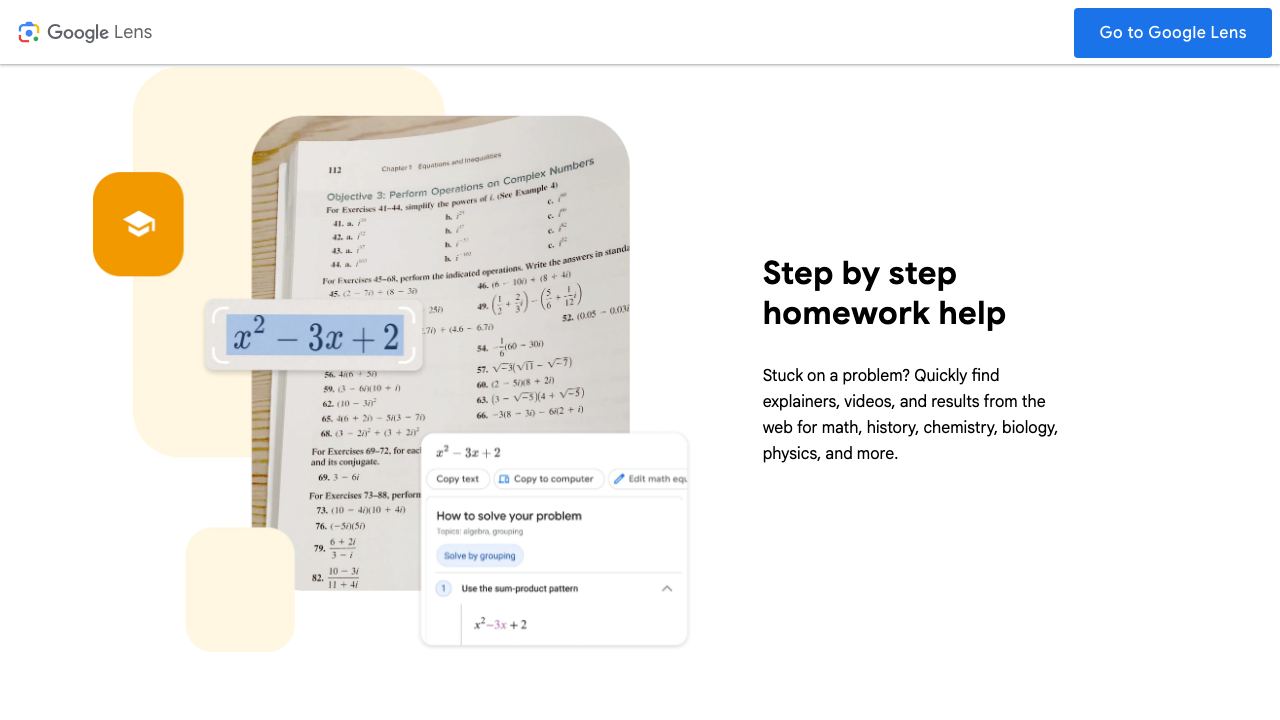 Socratic by Google website screenshot