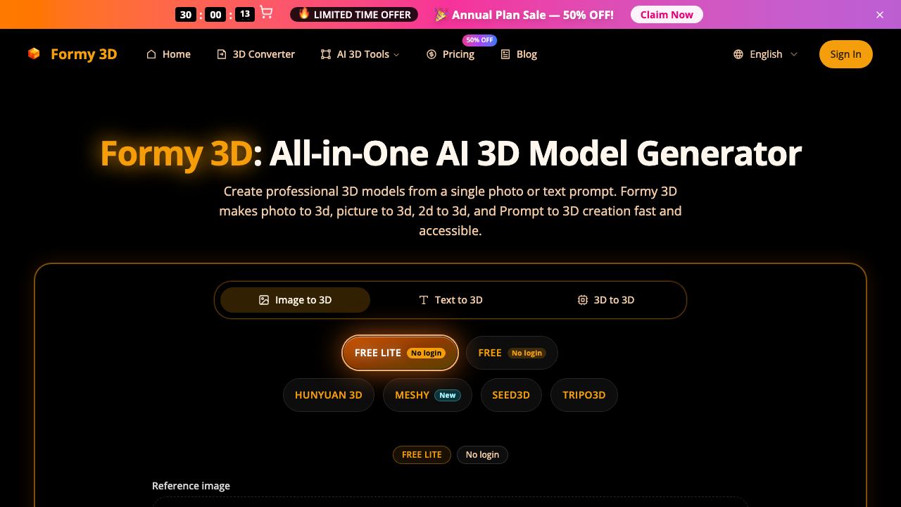 Formy 3D 网站截图