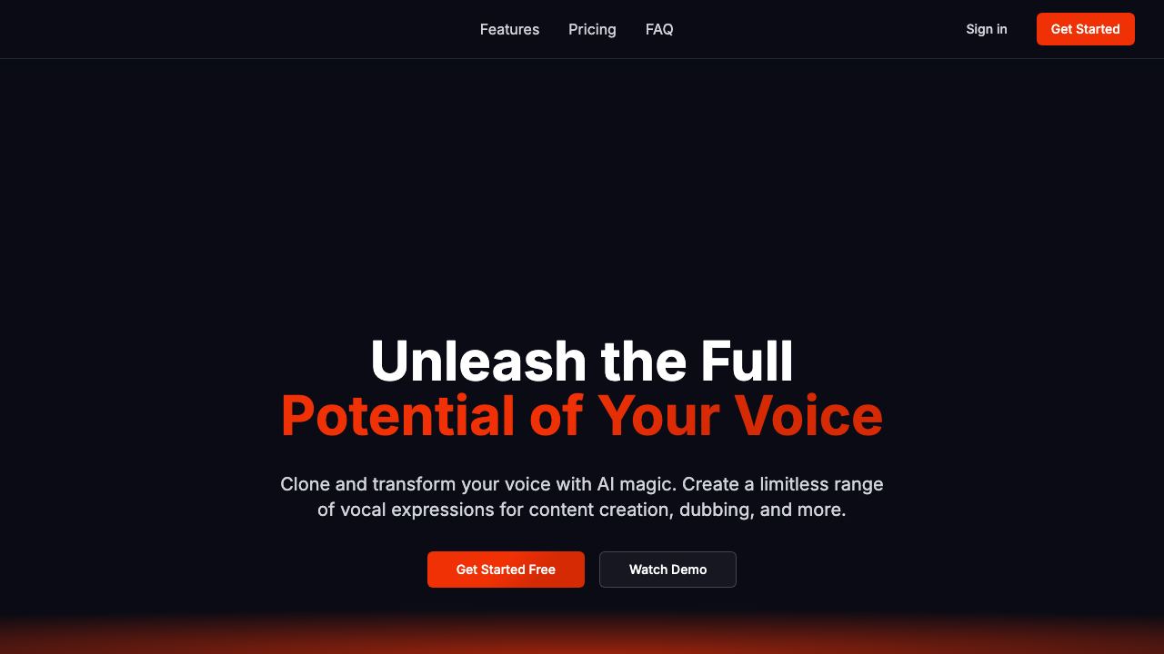 AudioGenius.ai 网站截图