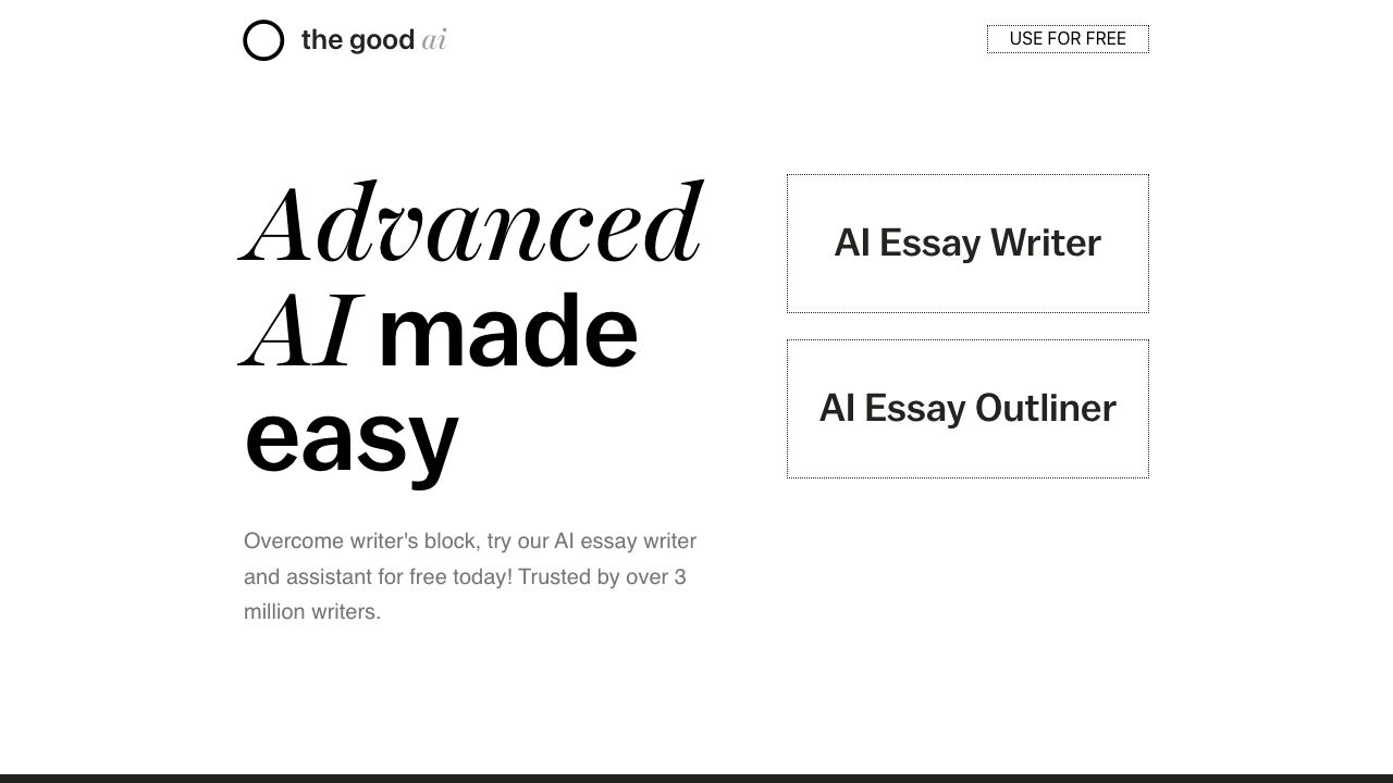 Good AI 网站截图