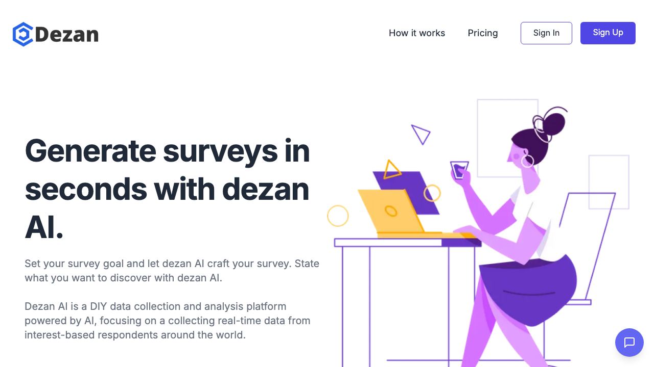 DEZAN.cc website screenshot
