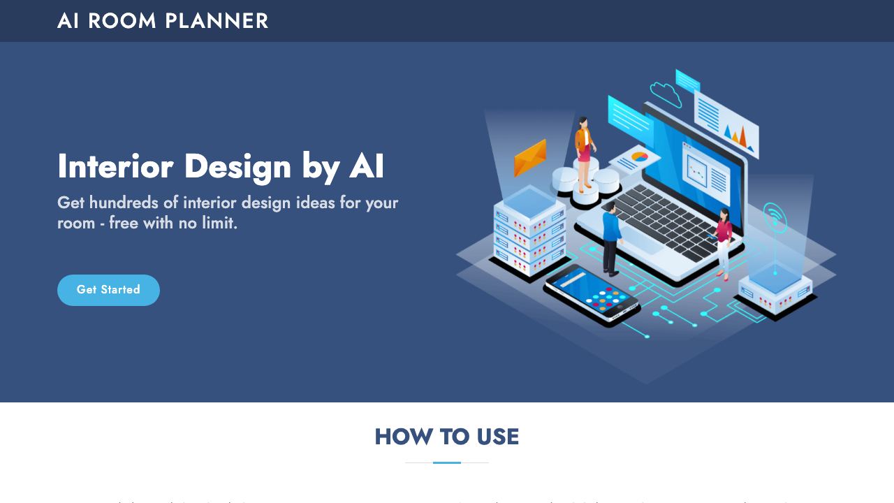 AI Room Planner 网站截图