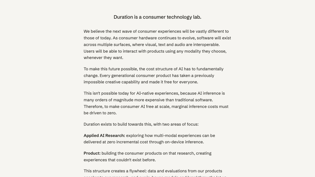 duration.ai 网站截图
