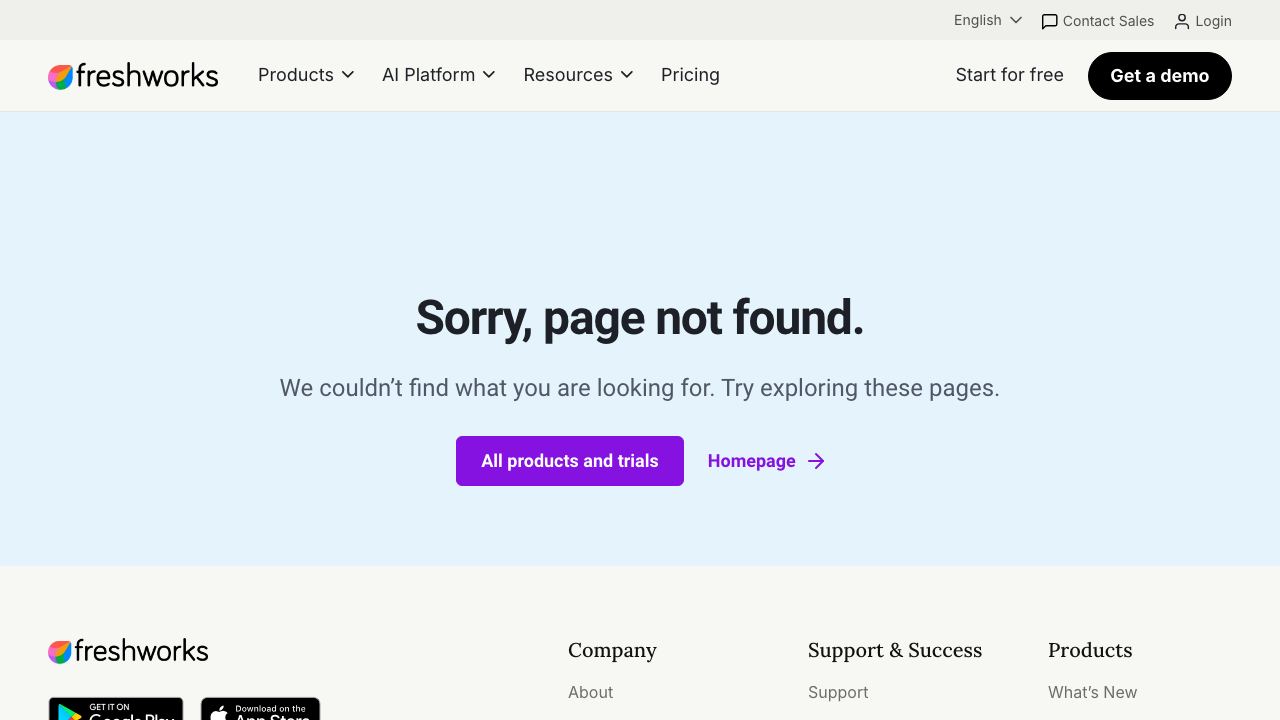 Freshchat website screenshot