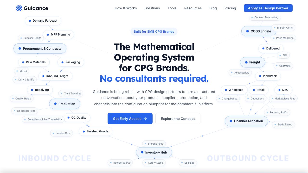 Guidance 网站截图
