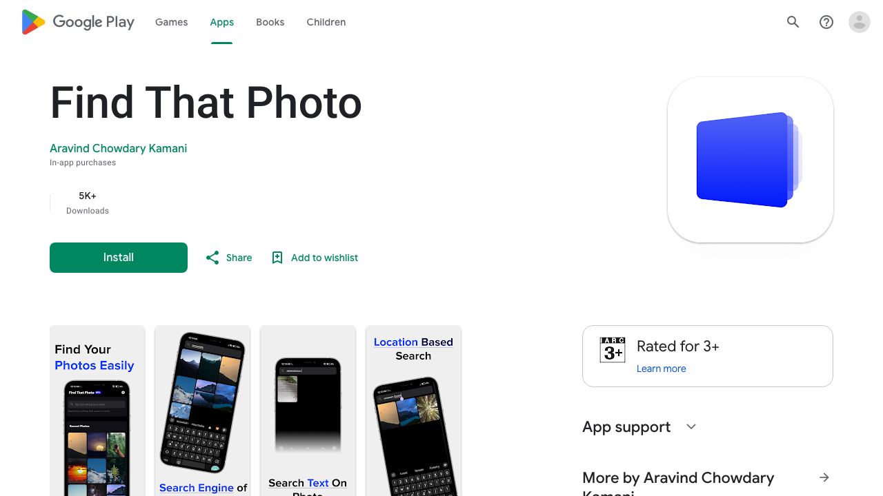 Find That Photo - Find Photos Fast 网站截图