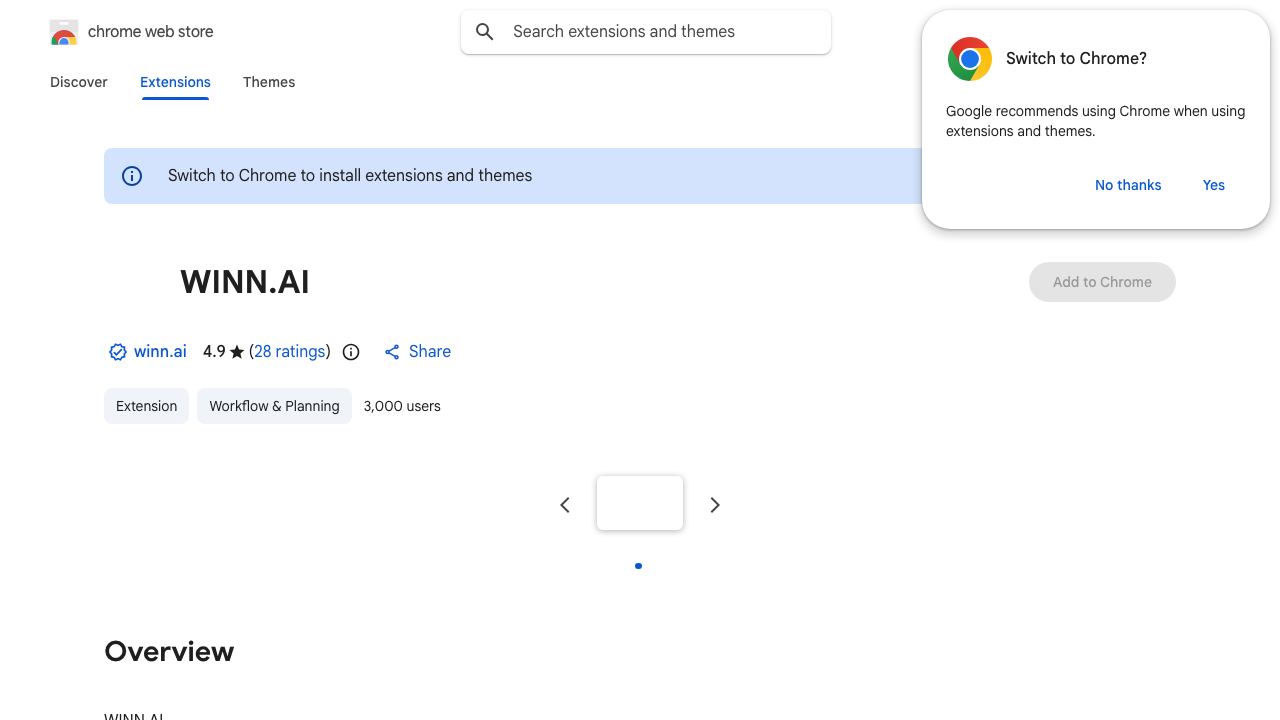 WINN.AI 网站截图