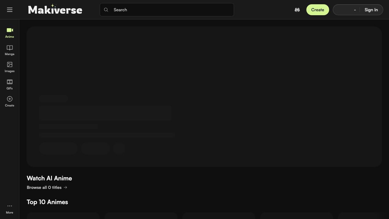 Makiverse website screenshot