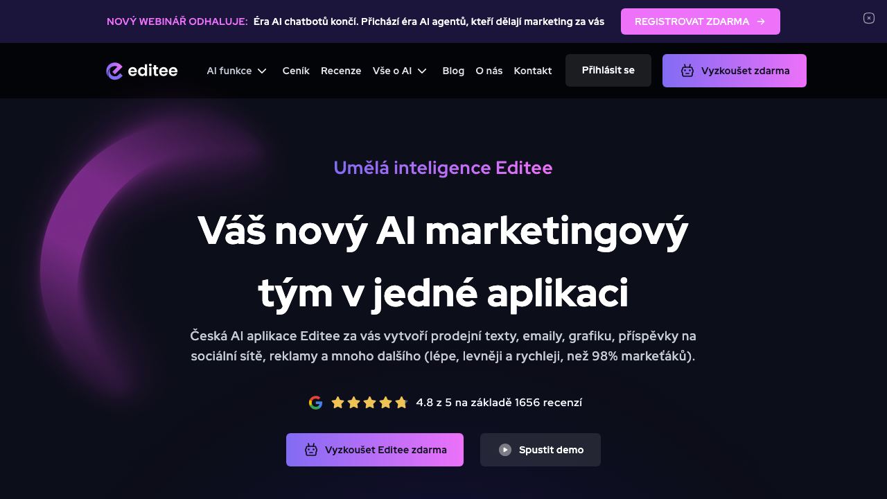 Umělá inteligence Deeply 网站截图