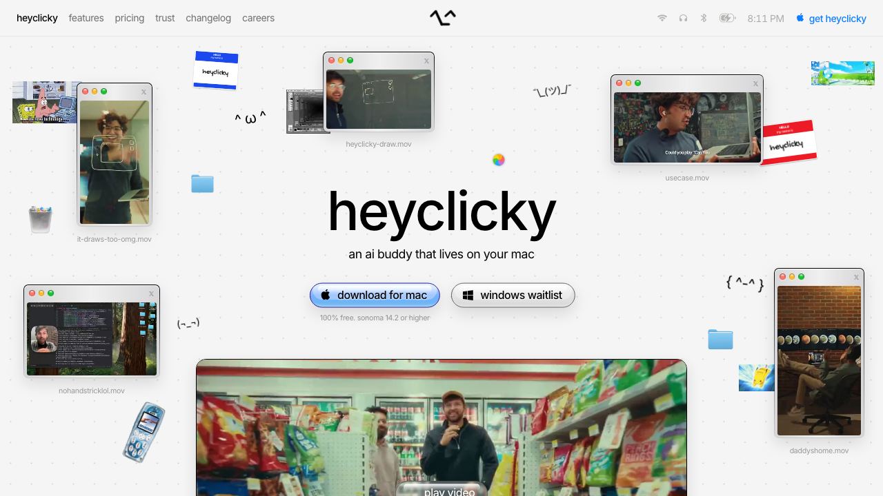 Heyclicky 网站截图