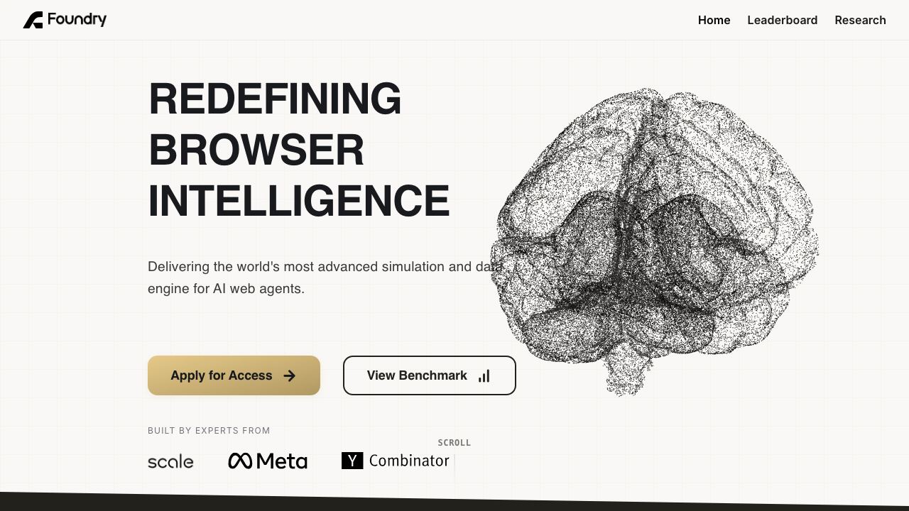 Foundry website screenshot