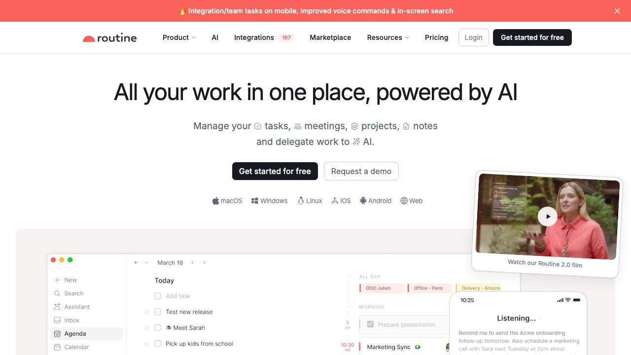 routine.co website screenshot