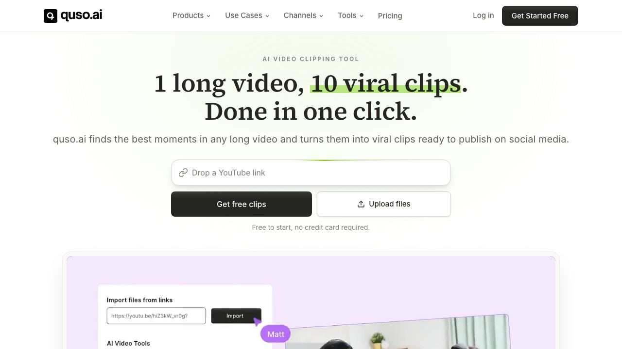 quso.ai website screenshot